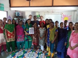 Martial Vout - Reality Gives workshop in Dharavi, India