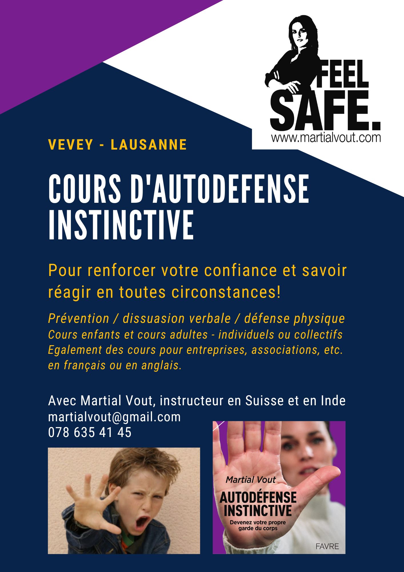 Flyer autodéfense instinctive